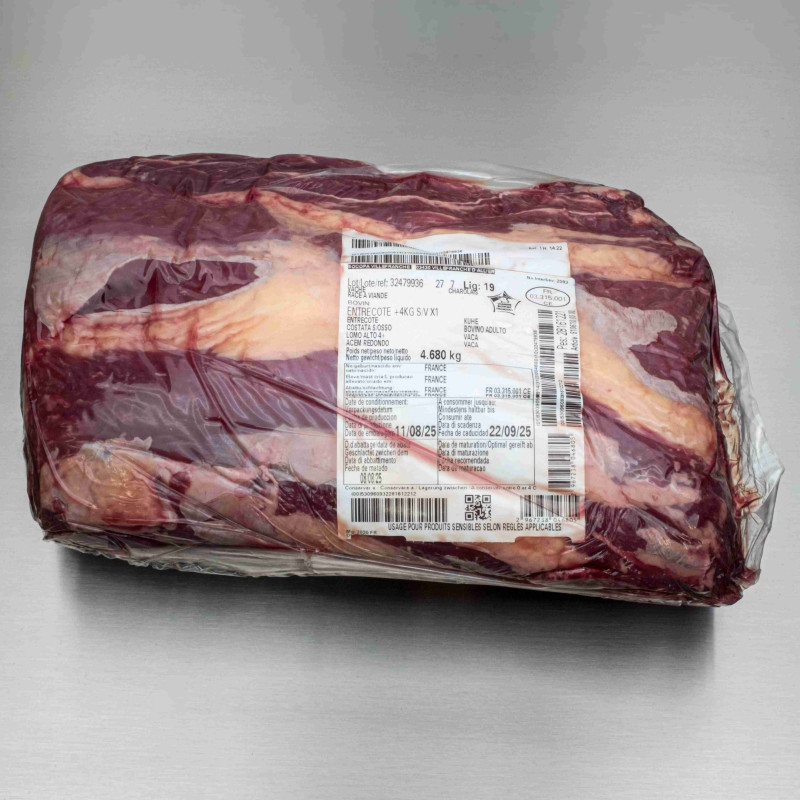 Entrec&ocirc;te de boeuf semi-par&eacute;e 4kg600 env. | Calidel Pro