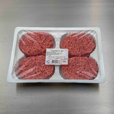 Steak haché ovale 15% MG (8 pièces de 125 g)