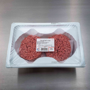Steak haché rond 15% MG (8 pièces de 125 g)