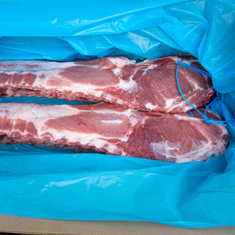 Longe de porc sans palette avec filet mignon sans travers 11kg600 env. | Calidel Pro