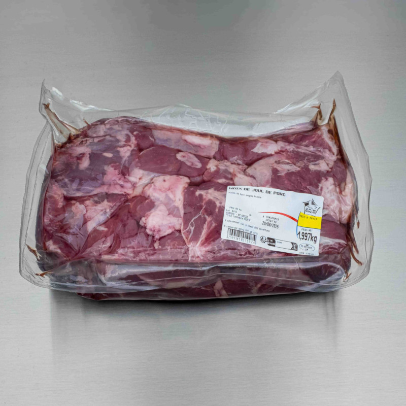 Noix de joue de porc 2kg100 env. | Calidel Pro Noix de joue de porc 2kg100 env. | Calidel Pro