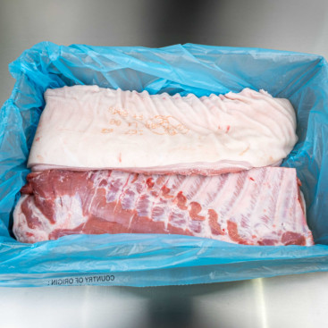 Poitrine de porc parée 8kg800 env.