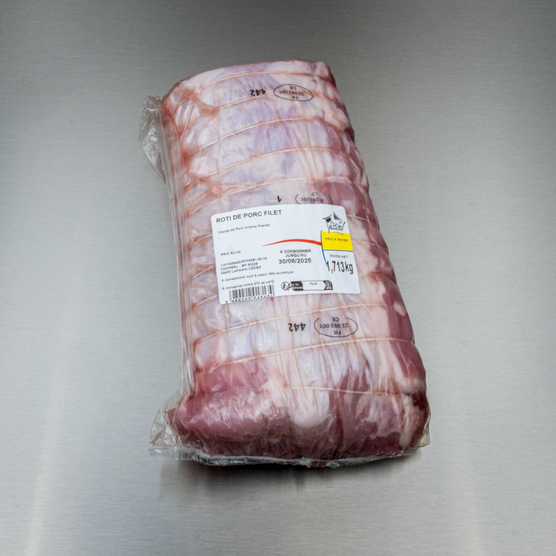 R&ocirc;ti de porc filet 2 kg env. | Calidel Pro