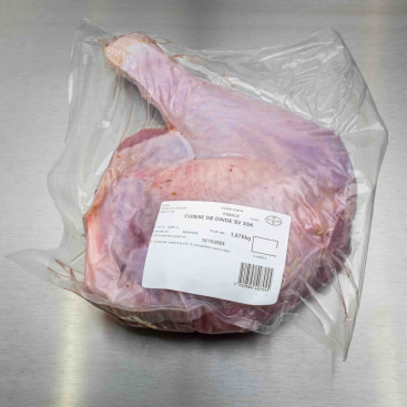 Cuisse de dinde avec os avec peau 2kg100 env.