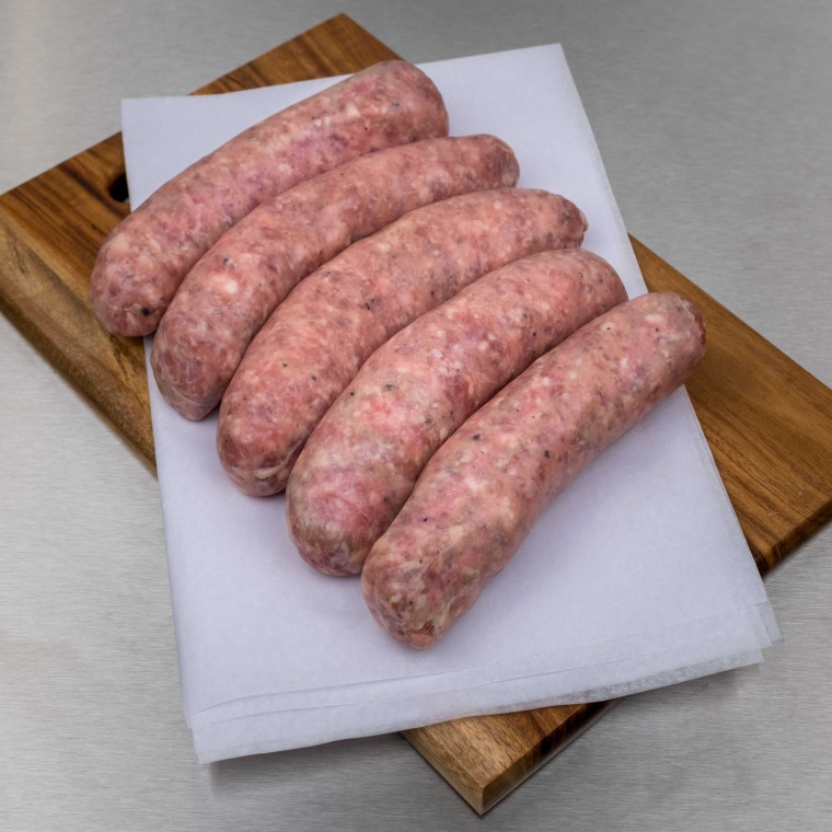 Saucisses de porc 5 kg (40 saucisses env.) | Calidel Pro