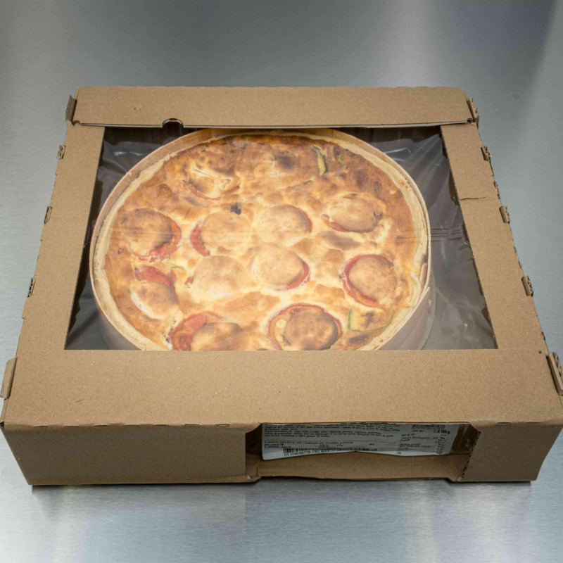 Quiche courgette et ch&egrave;vre 2kg850 env. | Calidel Pro