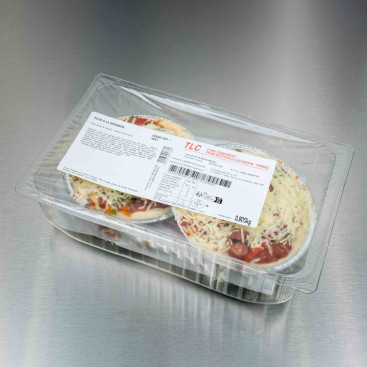 Pizza individuelle &agrave; la basquaise (4 pizzas de 200 g)