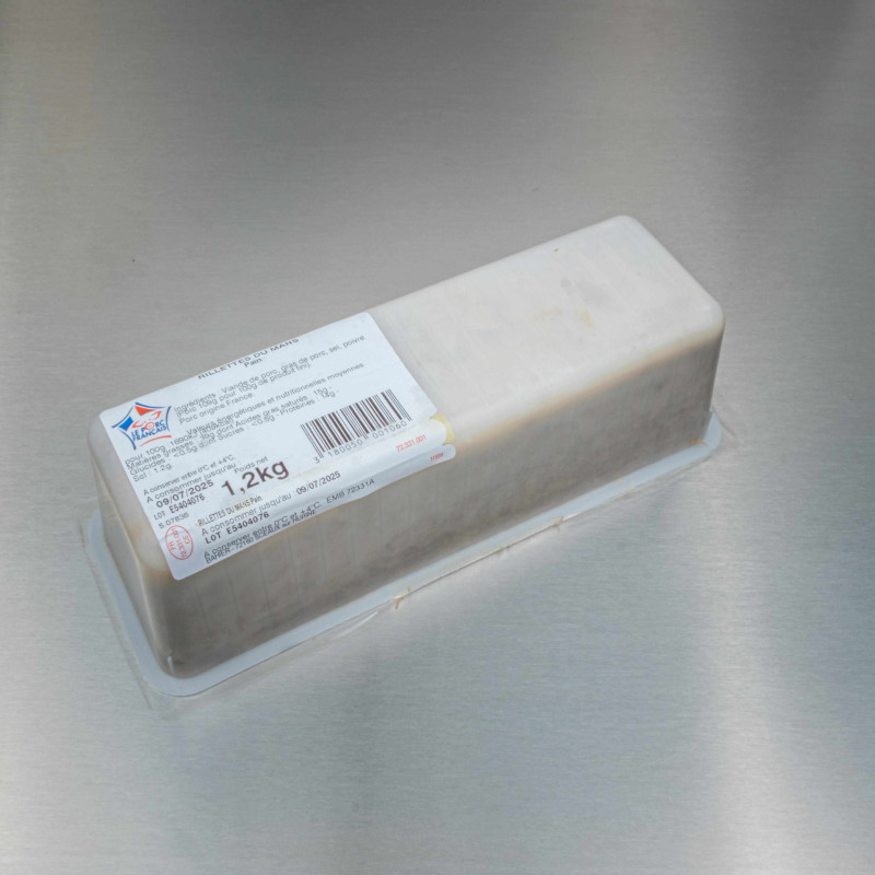 Rillettes du Mans en pain 1kg200 | Calidel Pro