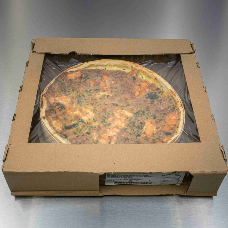 Quiche saumon &eacute;pinard 3 kg env. | Calidel Pro