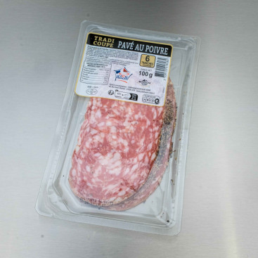 Pavé au poivre 10 tranches 80 g