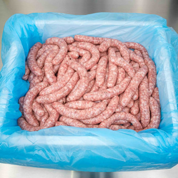 Chipolatas aux herbes 5 kg (env. 83 pièces de 55-60 g)