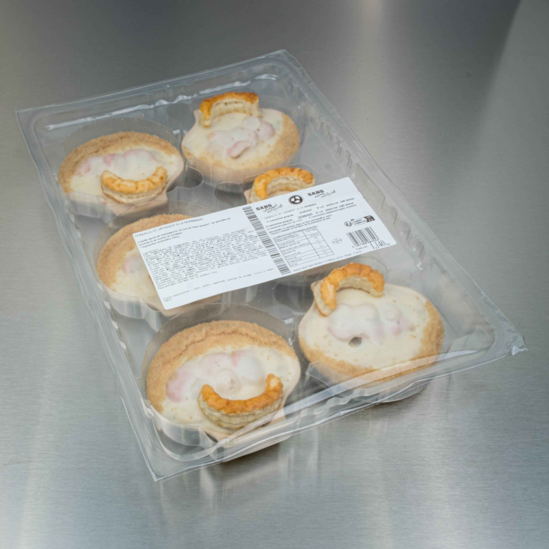 Coquille Saint-Jacques &agrave; la normande (6 coquilles de 190 g) | Calidel Pro