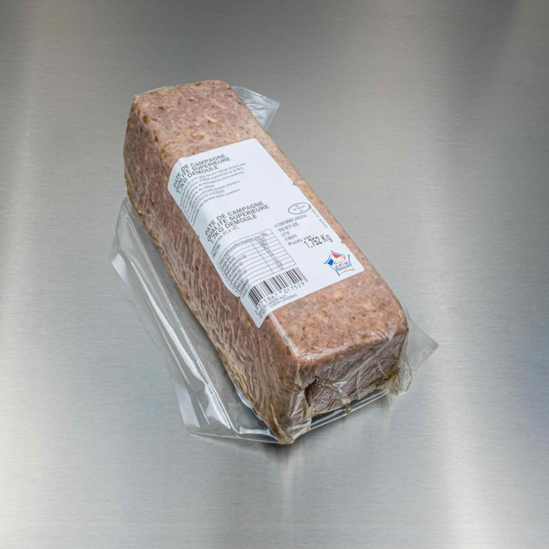 P&acirc;t&eacute; de campagne sup&eacute;rieur 1kg800 env. | Calidel Pro