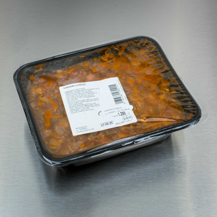 Champignons &agrave; la Grecque 1kg200 | Calidel Pro