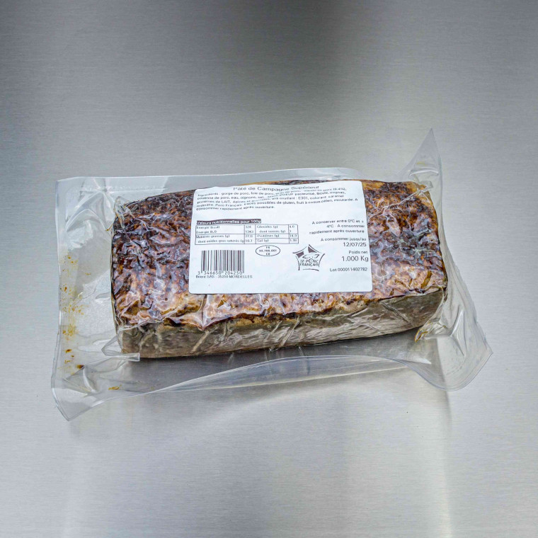 P&acirc;t&eacute; de campagne sup&eacute;rieur 1 kg | Calidel Pro