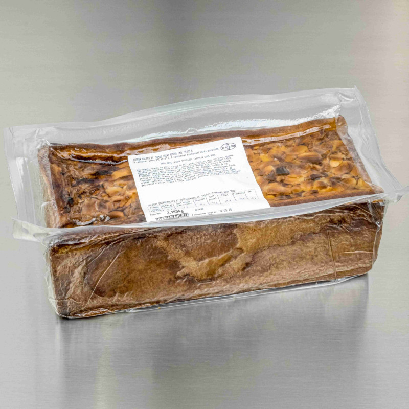 Demi-p&acirc;t&eacute; en cro&ucirc;te traiteur 2kg300 env. | Calidel Pro