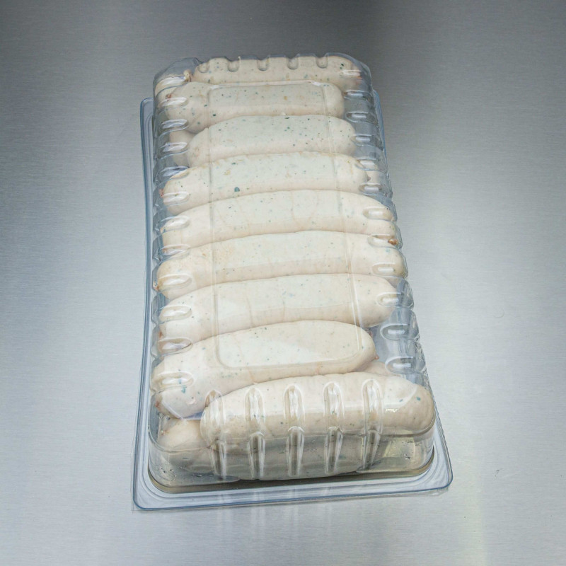 Boudin blanc "Grande Hermine" &agrave; l'ancienne 2kg400 env. (18 boudins) | Calidel Pro