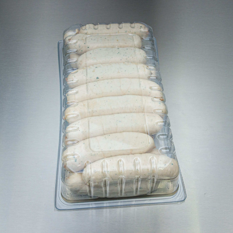 Boudin blanc "Grande Hermine" &agrave; l'ancienne 2kg400 env. (18 boudins) | Calidel Pro