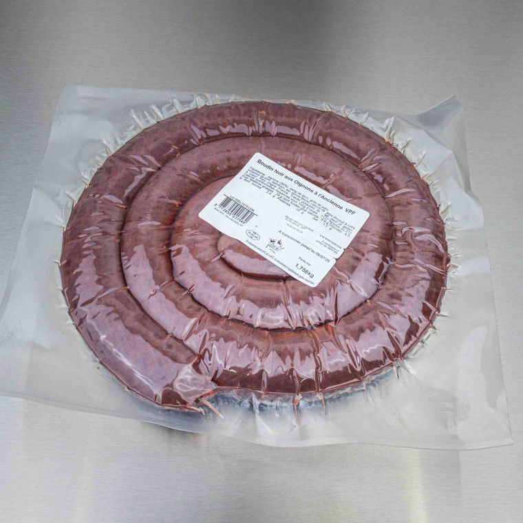 Boudin noir aux oignons &agrave; l'ancienne brasse 1kg800 env. | Calidel Pro