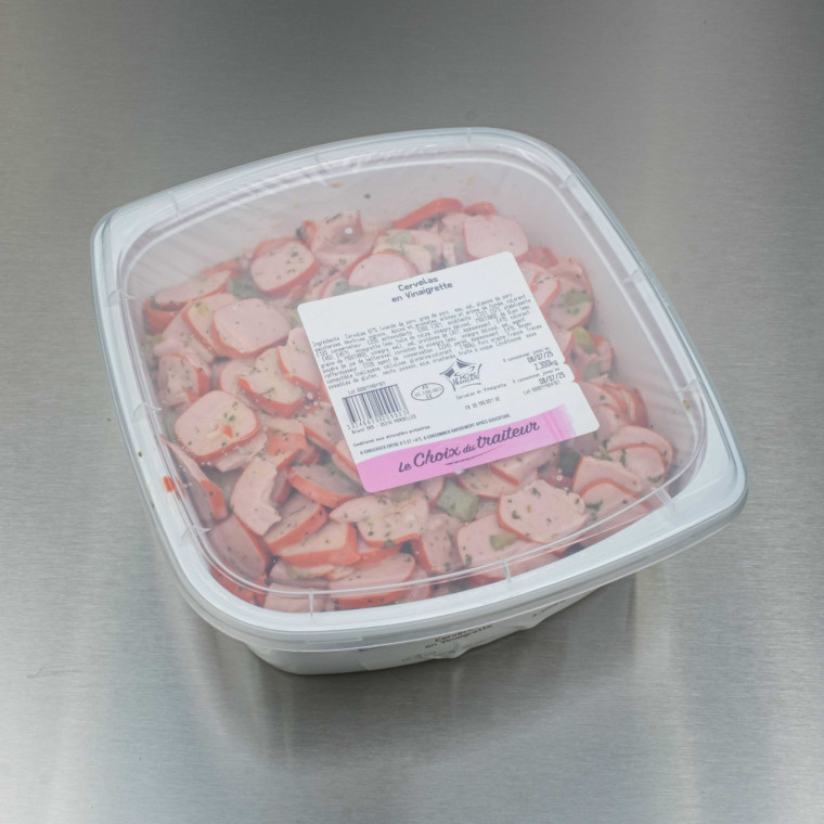 Cervelas en vinaigrette 2kg300 | Calidel Pro