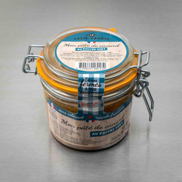 Terrine de canard au poivre vert 280 g