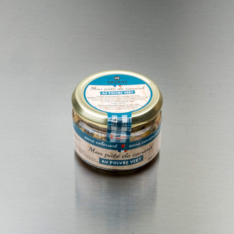 Terrine de canard au poivre vert 175 g | Calidel Pro