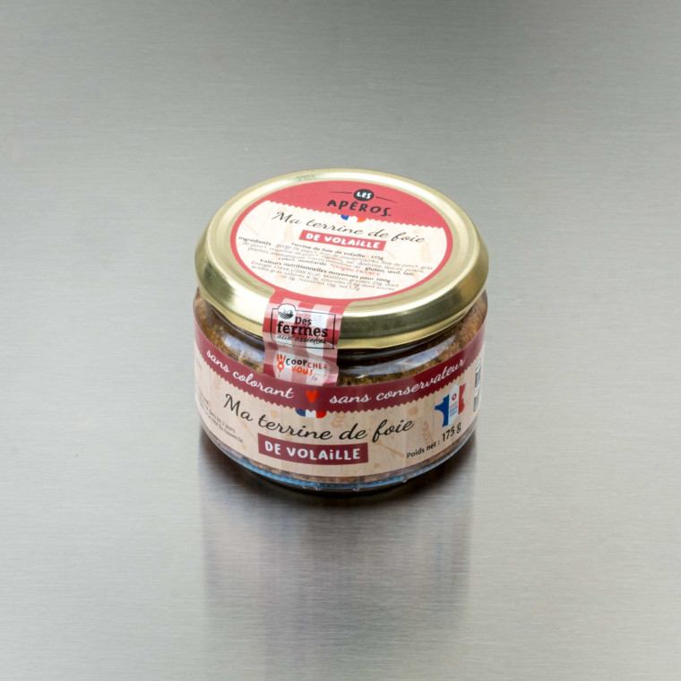Terrine de foie de volaille 175 g | Calidel Pro