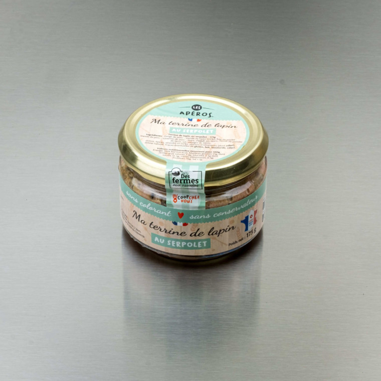 Terrine de lapin au serpolet 175 g | Calidel Pro