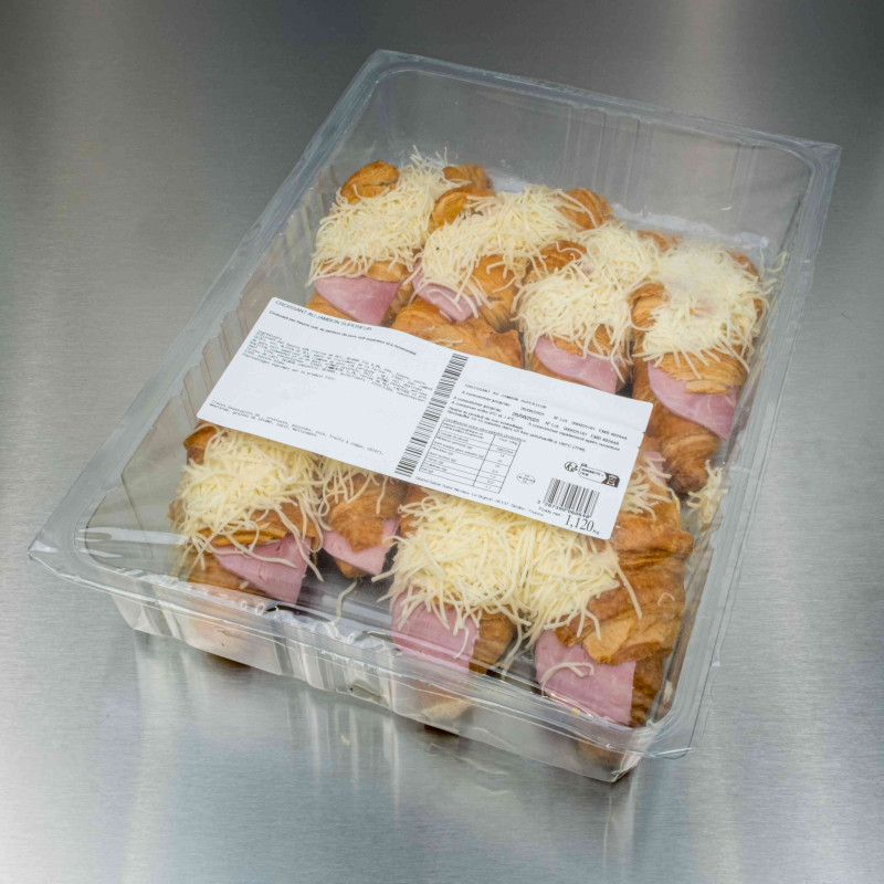Croissant jambon emmental (8 croissants de 140 g) | Calidel Pro
