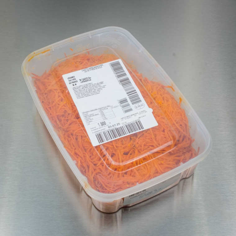 Carottes r&acirc;p&eacute;es 1kg500 | Calidel Pro
