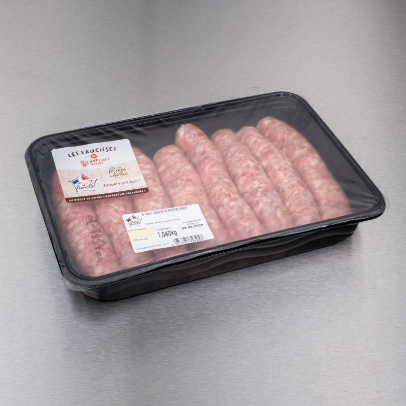 Saucisses de porc | Calidel Pro