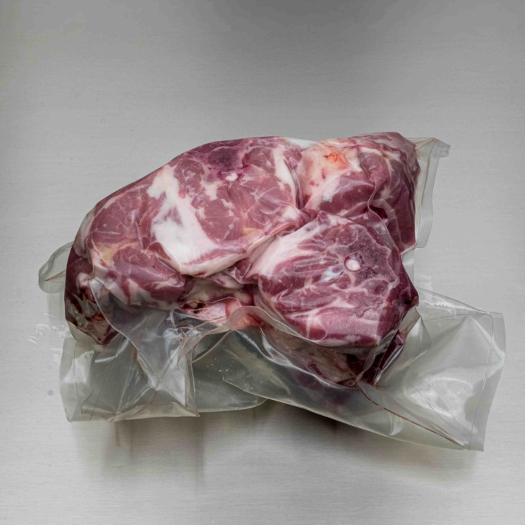 Collier d'agneau tranch&eacute; avec os 1kg800 | Calidel Pro