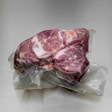 Collier d\'agneau tranch&eacute; avec os 1kg800