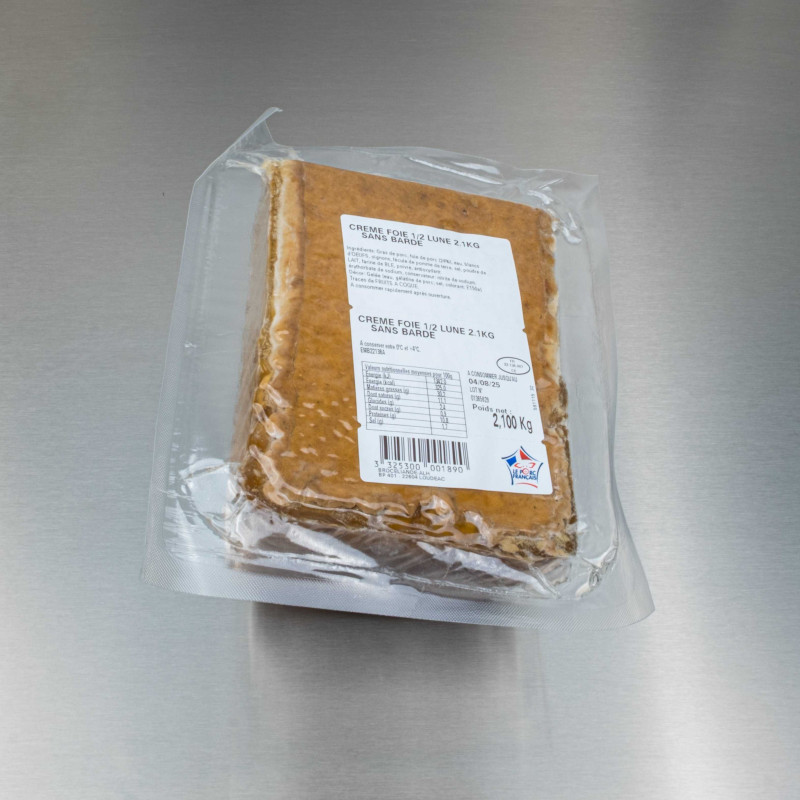 Cr&egrave;me de foie sup&eacute;rieure 2kg100 env. | Calidel Pro
