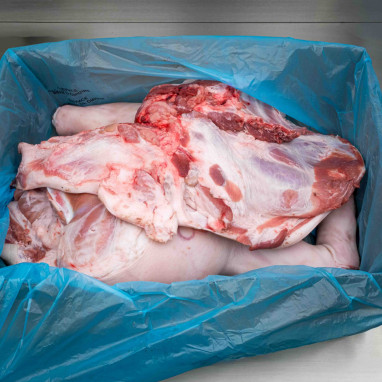 Demi-porc sans t&ecirc;te ni abats 41 kg env.