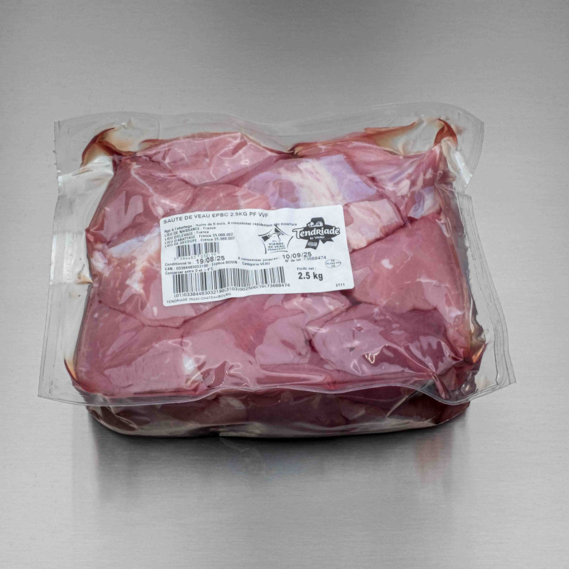 Saut&eacute; de veau 2kg500 env. | Calidel Pro