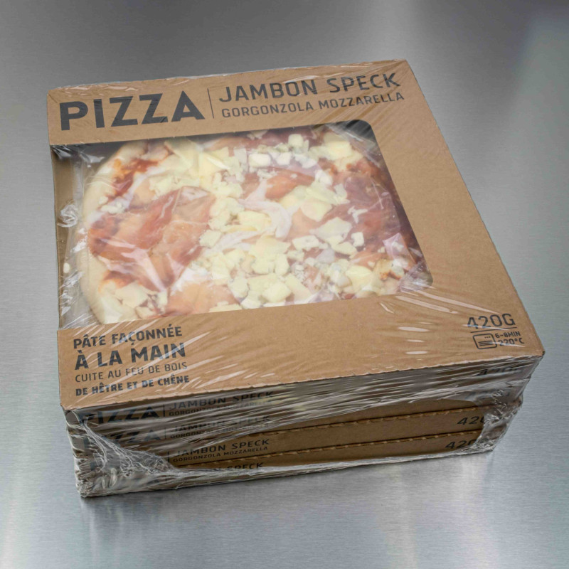 Pizza mozarella jambon speck 420 g | Calidel Pro