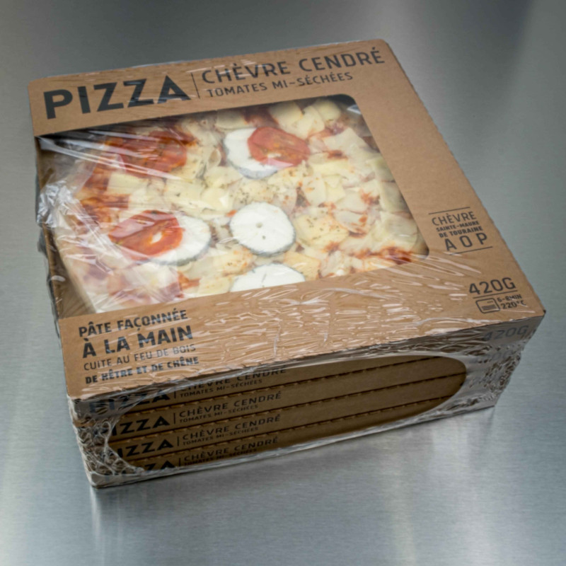 Pizza ch&egrave;vre cendr&eacute; tomates mi-s&eacute;ch&eacute;es 420 g | Calidel Pro