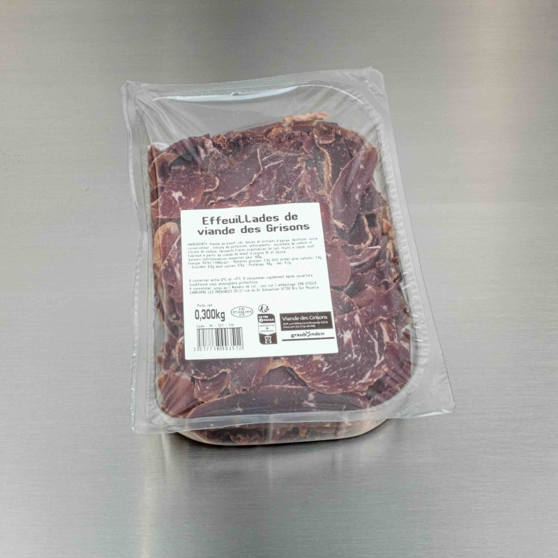 Effeuillades de viande des grisons 300 g | Calidel Pro