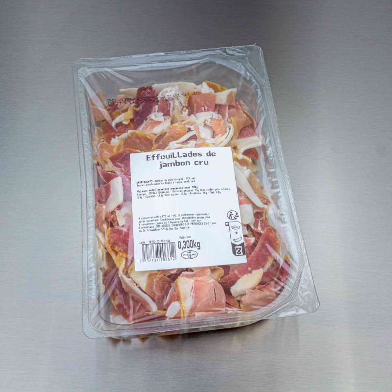 Effeuillades de jambon sec 300 g | Calidel Pro