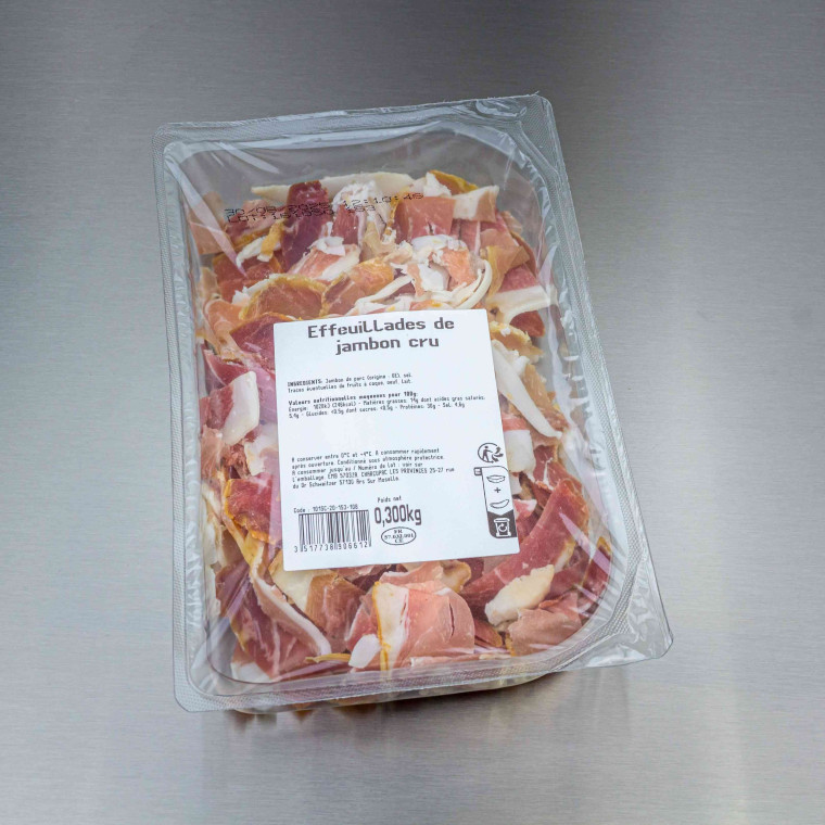 Effeuillades de jambon sec 300 g | Calidel Pro