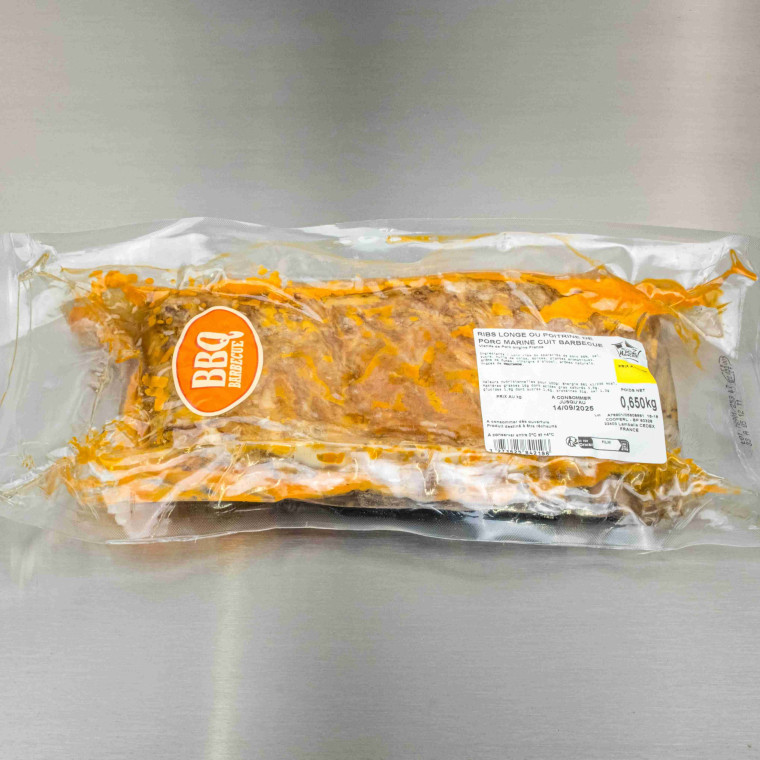 Barbecue ribs original 650 g | Calidel Pro