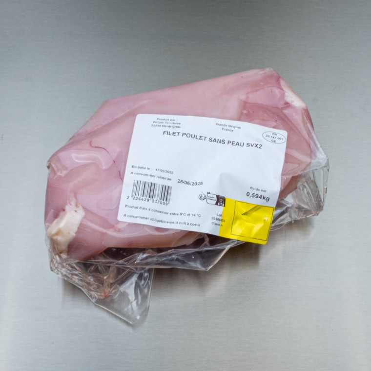 Filets de poulet 750 g (2 filets) | Calidel Pro