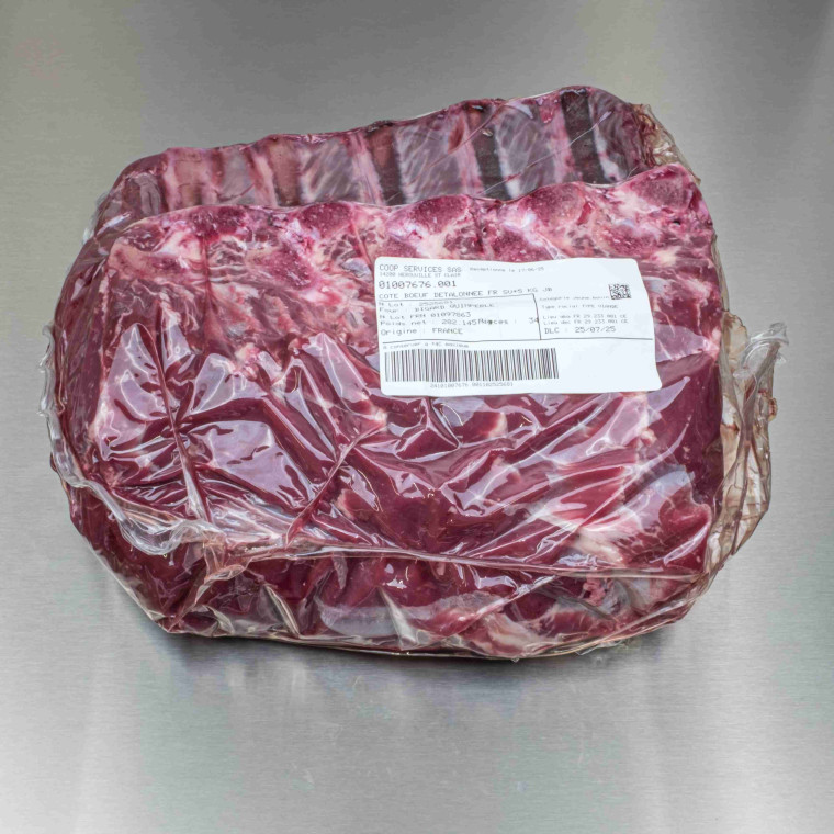 C&ocirc;te de boeuf d&eacute;talonn&eacute;e jeune bovin 7kg400 env. | Calidel Pro