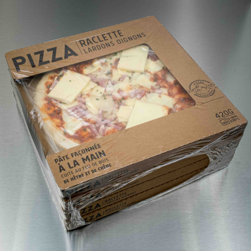 Pizza raclette lardons oignons 420 g | Calidel Pro