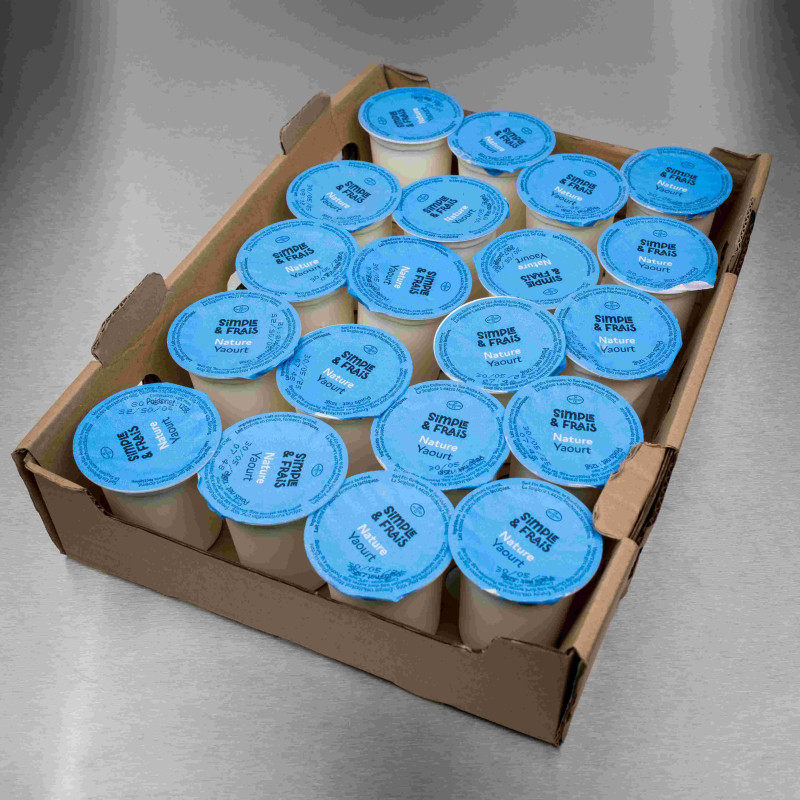 Yaourt du march&eacute; nature 125 g | Calidel Pro