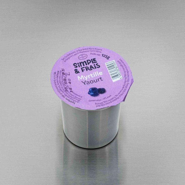 Yaourt du march&eacute; Myrtille 125 g | Calidel Pro