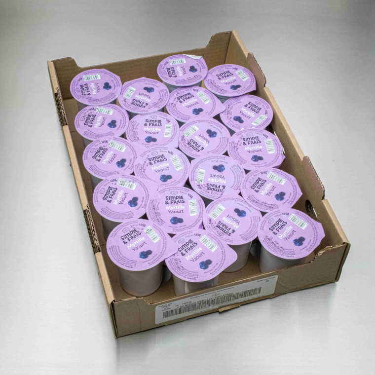 Yaourt du march&eacute; Myrtille 125 g | Calidel Pro