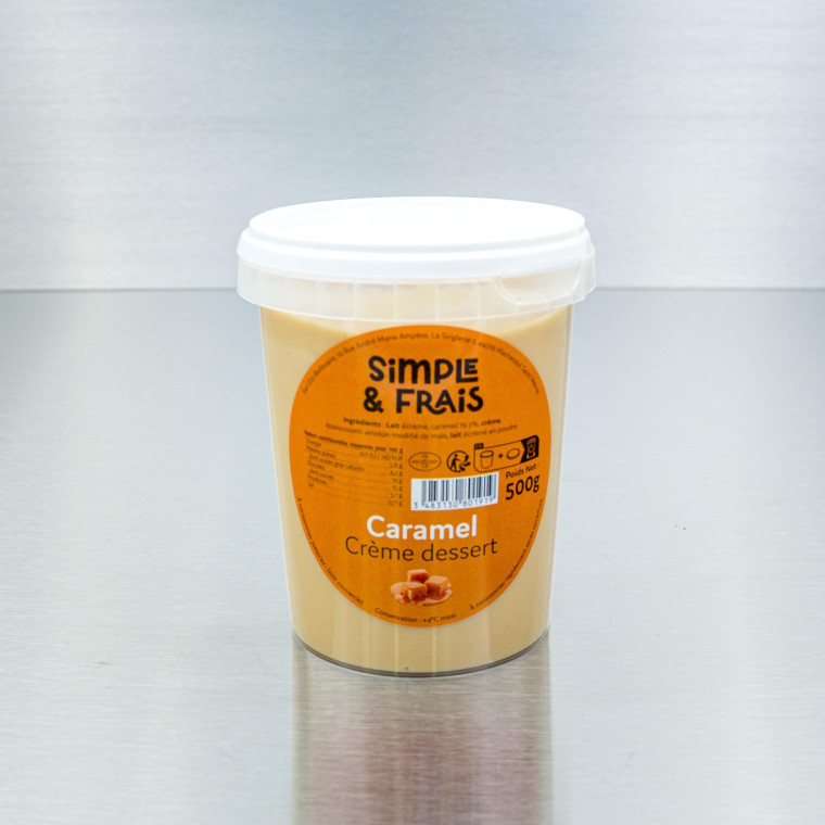 Cr&egrave;me dessert au caramel 500 g | Calidel Pro