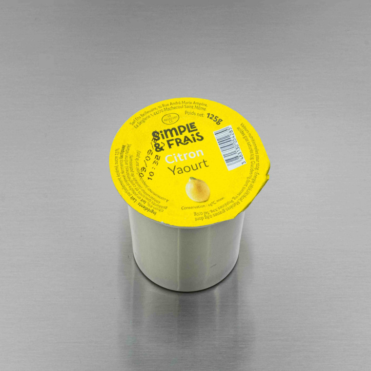 Yaourt du march&eacute; Citron 125 g | Calidel Pro
